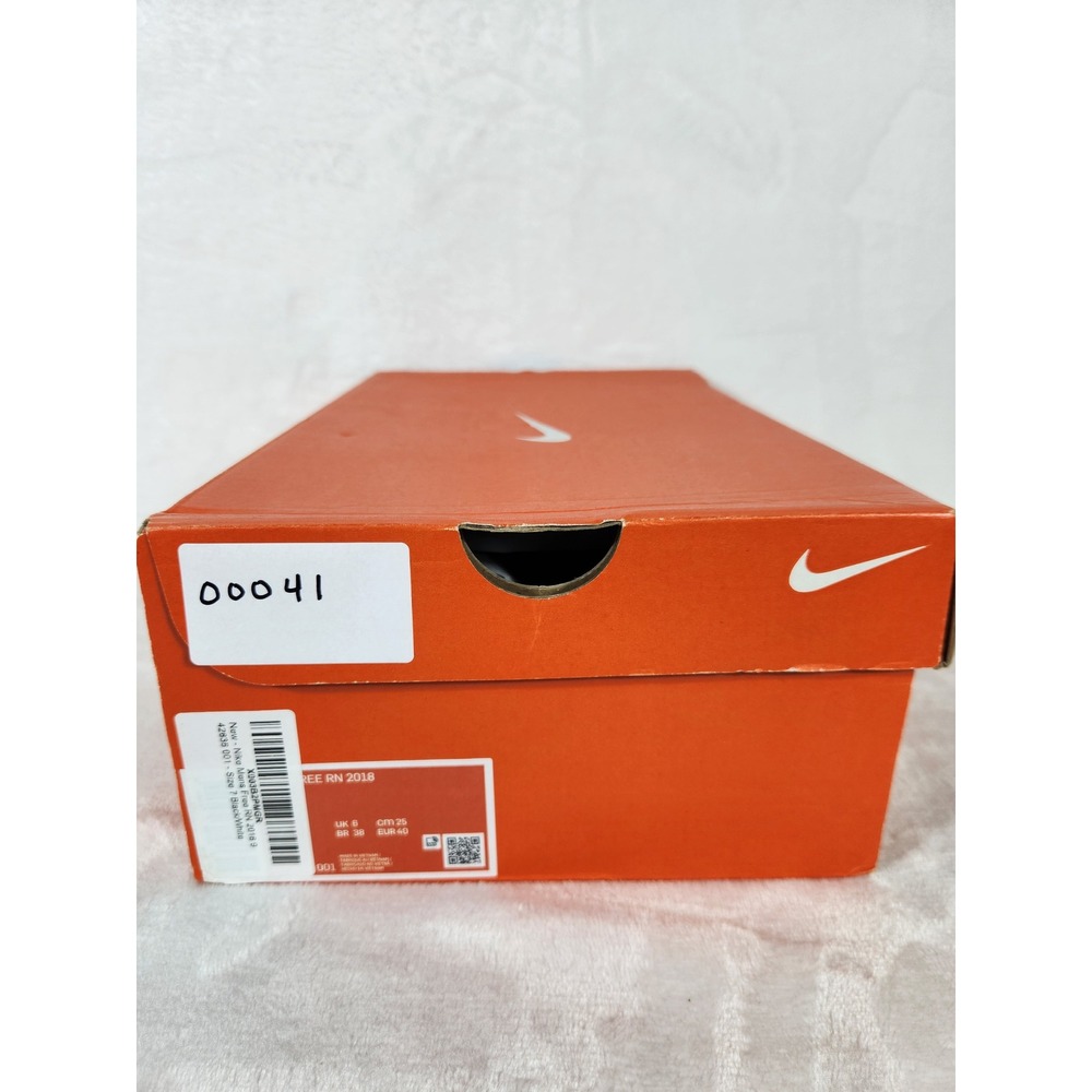 Nike Free RN 2018 Running Shoes Black White Mens Size 7 Womens 8.5 US 942836 001 - Picture 10 of 10
